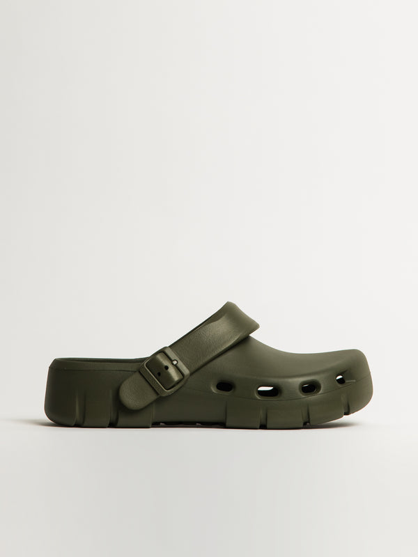BIRKENSTOCK MENS BIRKENSTOCK BIRKI FLOW EVA CLOG - REGULAR - KHAKI - Blackwell Supply Co.