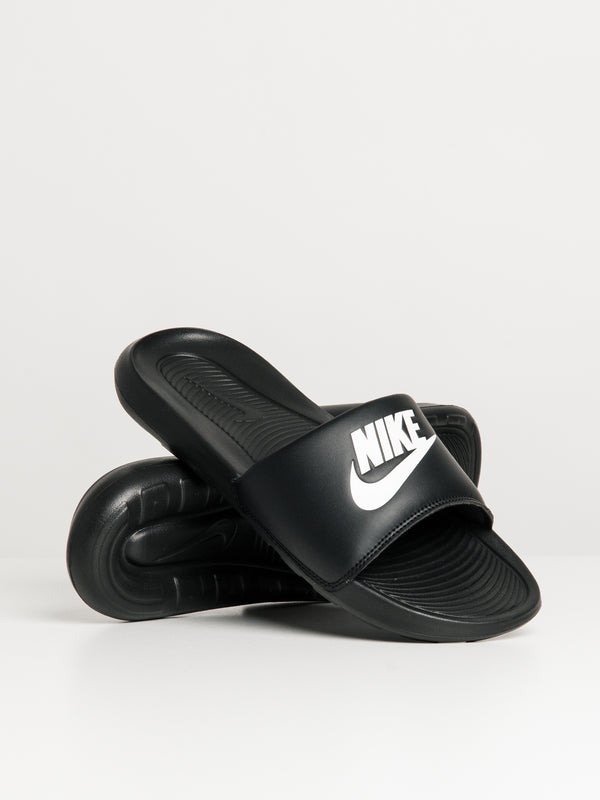 NIKE MENS NIKE VICTORI ONE SLIDE SANDAL - BLACK - Blackwell Supply Co.