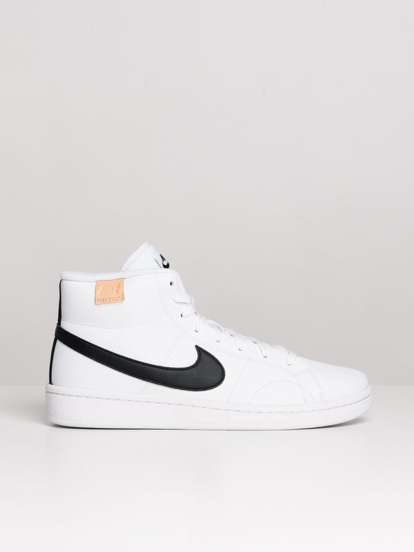 NIKE MENS NIKE COURT ROYALE 2 MID SNEAKER - WHITE/BLACK - Blackwell Supply Co.