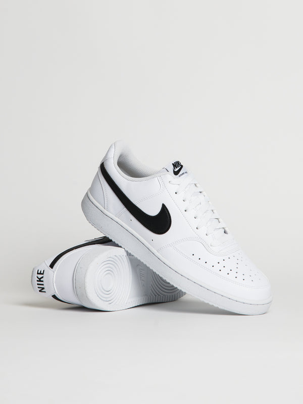 NIKE MENS NIKE COURT VISION LOW NEXT NATURE SNEAKER - WHITE/BLACK - Blackwell Supply Co.