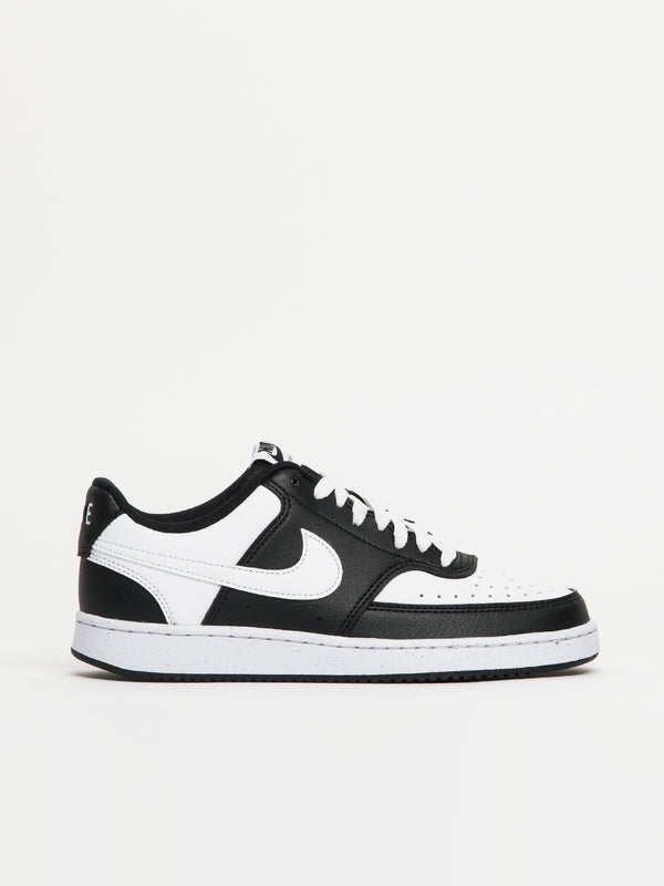 NIKE WOMENS NIKE COURT VISION LOW NEXT NATURE SNEAKER - BLACK/WHITE - Blackwell Supply Co.