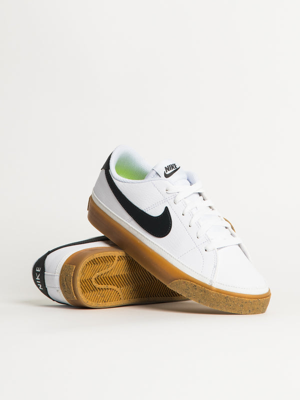 NIKE WOMENS NIKE COURT LEGACY NEXT NATURE SNEAKER - WHITE/GUM/ANTHRACITE - Blackwell Supply Co.